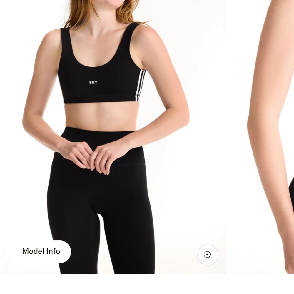 SET Active Black Sports Bra